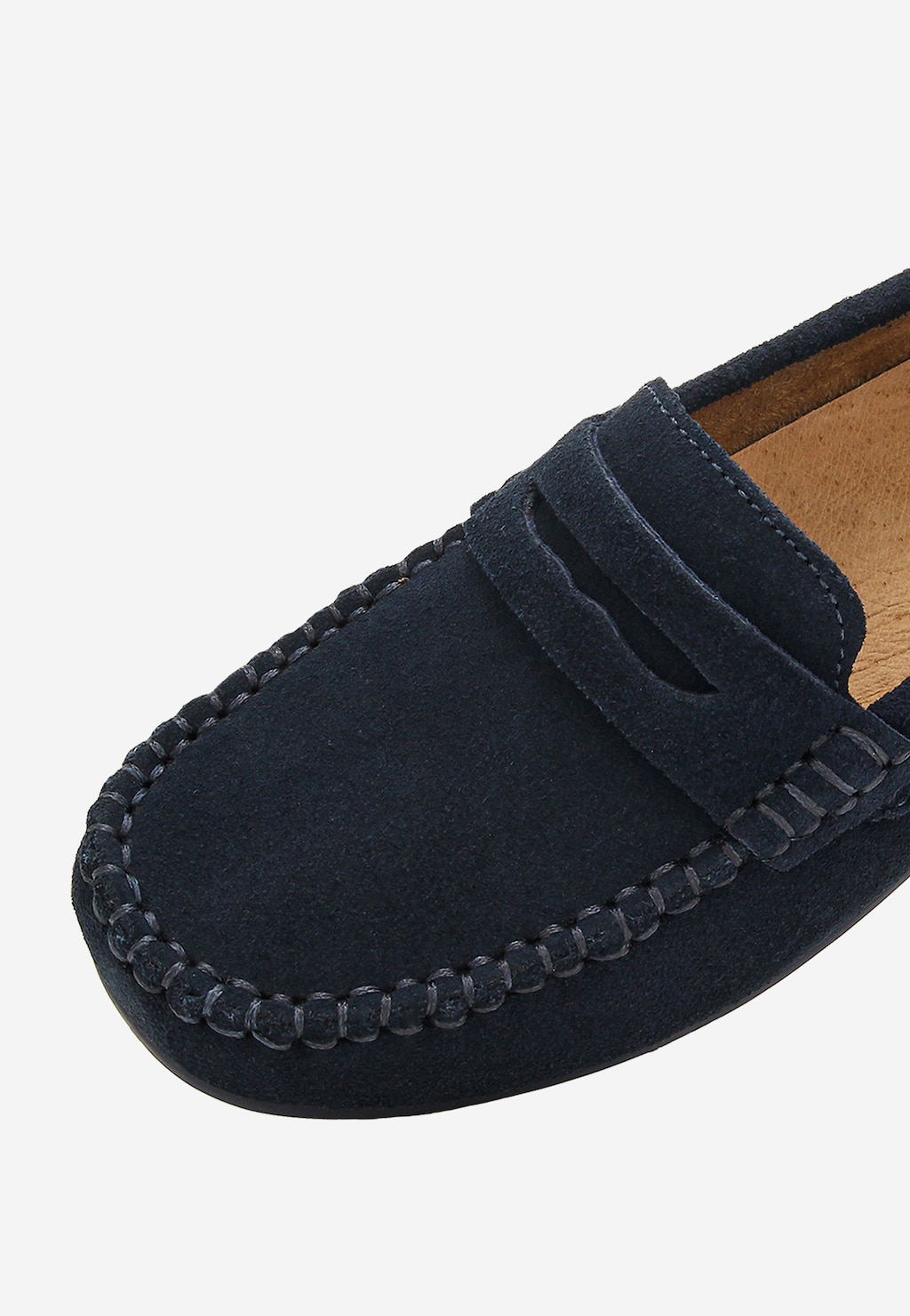 Tmavomodré mokasíny pre chlapca zo semiša BARTEK 87801-66 Widok 9