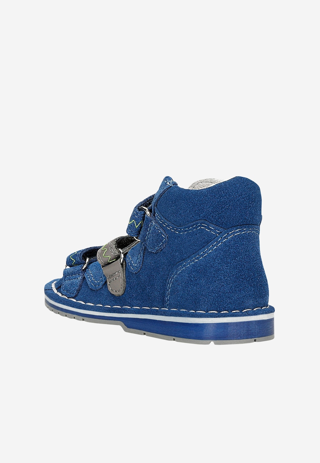 Uzavřené sandály BARTEK, 89200-66, pro chlapce modro-šedé Widok 4