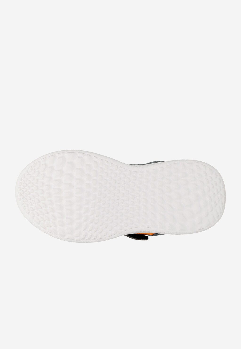 Černo-šedé tenisky s oranžovým zipem BARTEK 87006-10 Widok 6