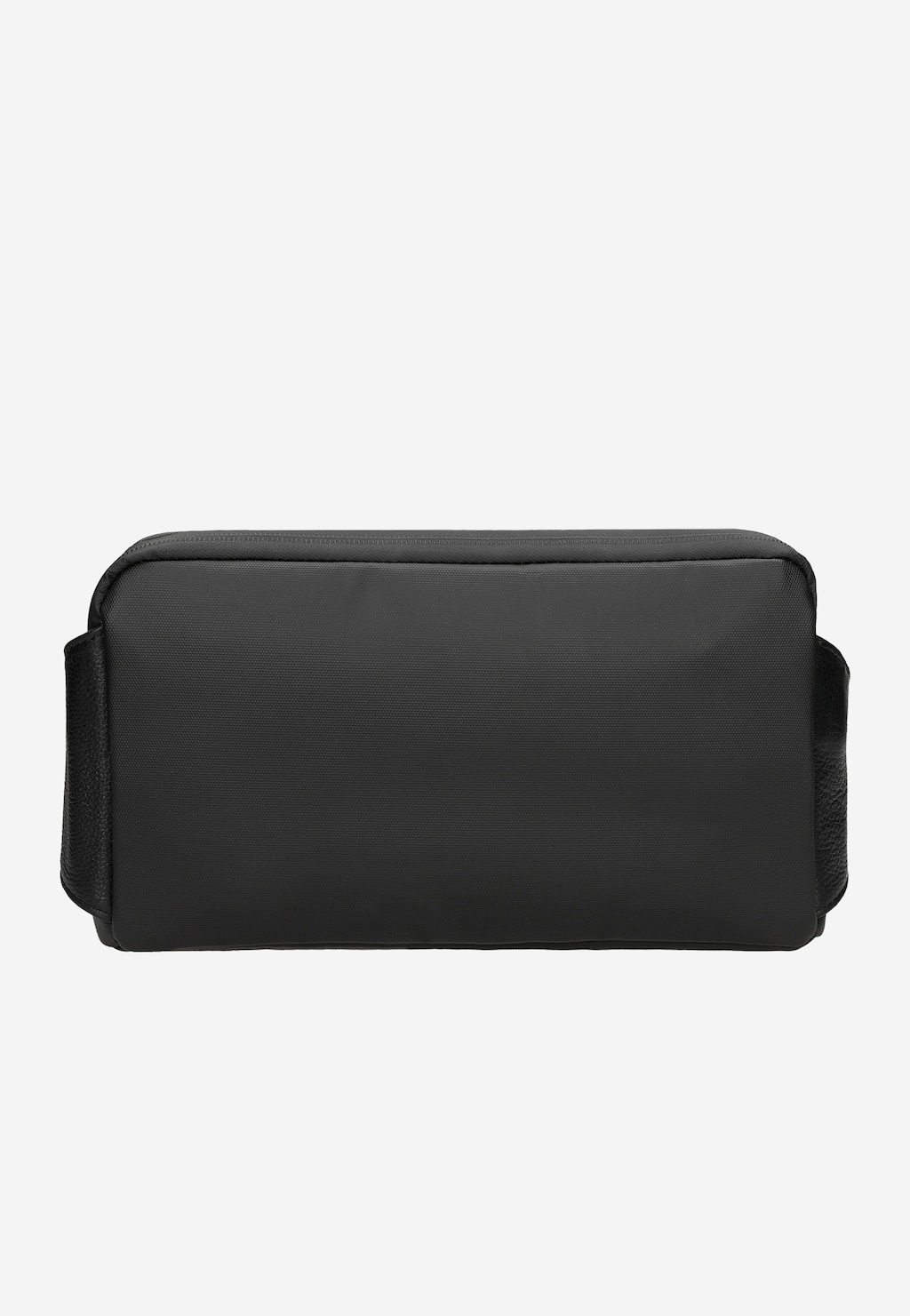 Czarna męska nerka RELAKS ze skórzaną wstawką R80298-51 Widok 3