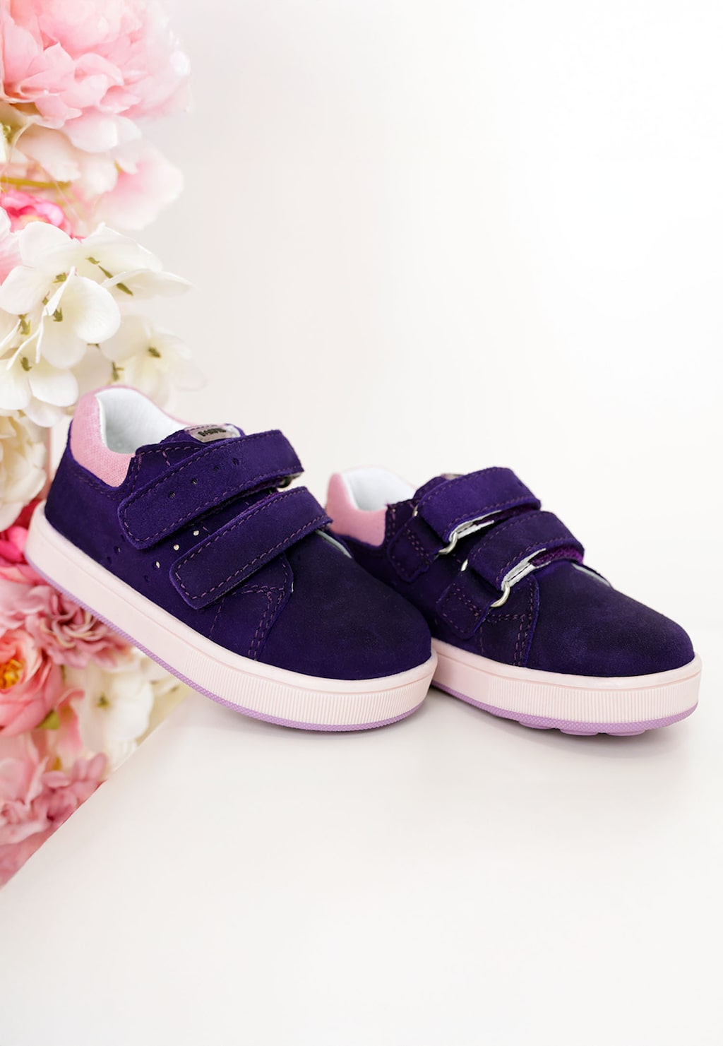Fialovo-ružové poltopánky pre dievčatá BARTEK 11042-01 Widok 9