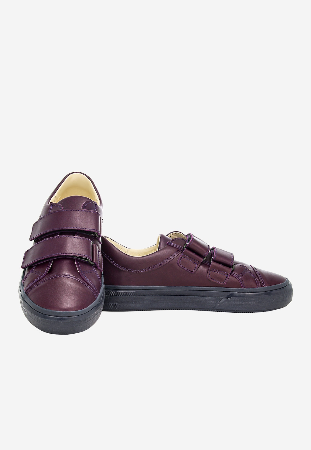 Fialové tenisky pro dívky s aplikací květů na podrážce BARTEK 18125-08 Widok 7