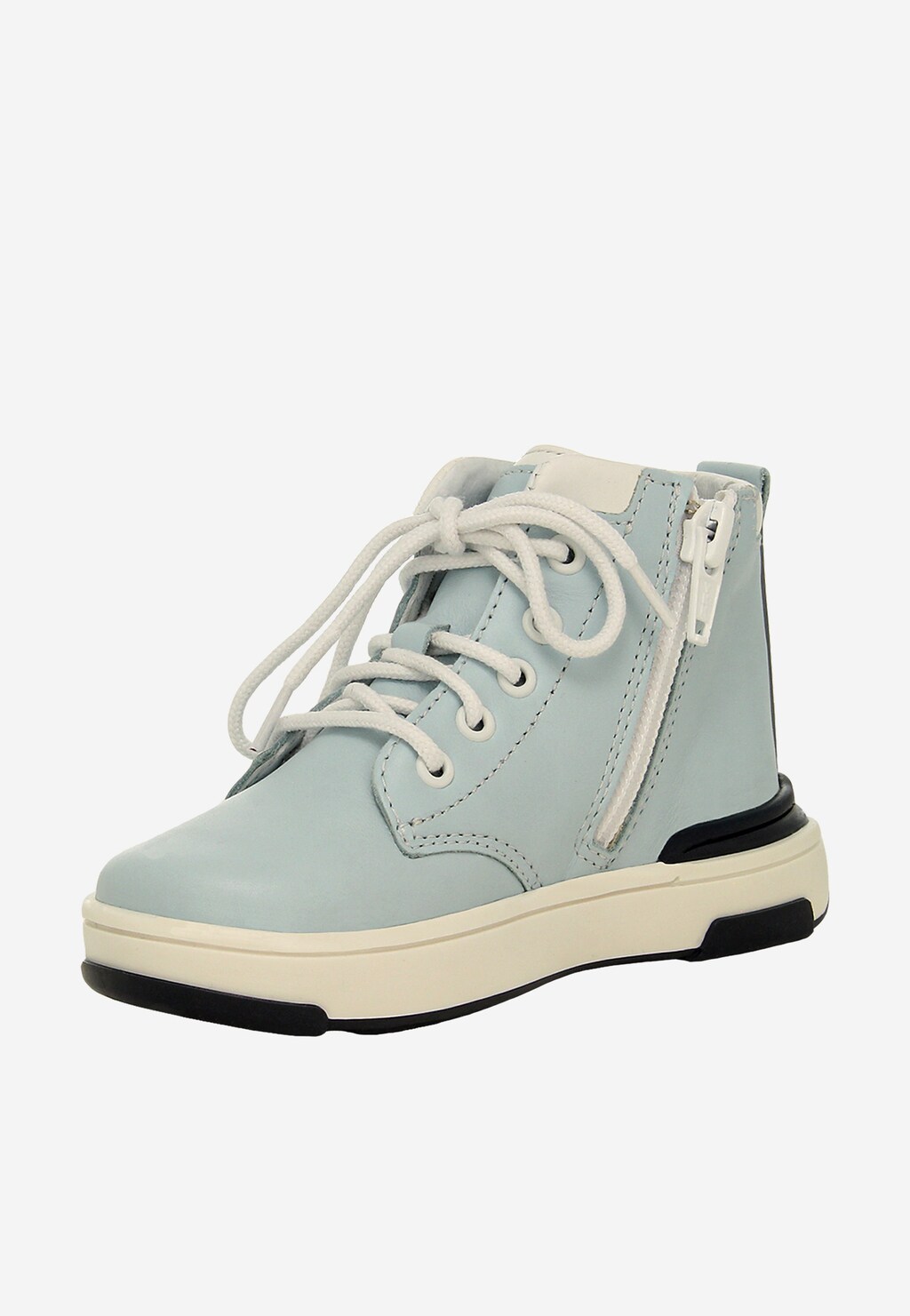 Modro-biele kožené tenisky BARTEK 1112104 Widok 4