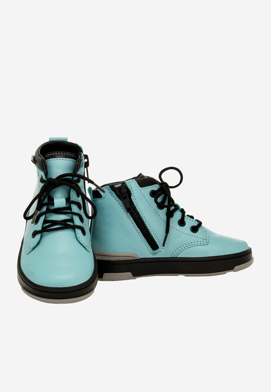 Tyrkysovo-čierne kotníkové topánky BARTEK typu tenisky 1112105 Widok 7