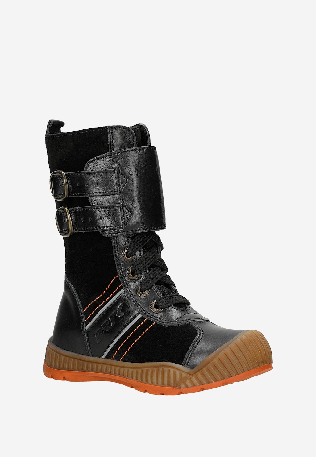 Kozaki ocieplane BARTEK T-94203/ST/0IZ, dla dziewcząt, czarno-pomarańczowy Widok 2