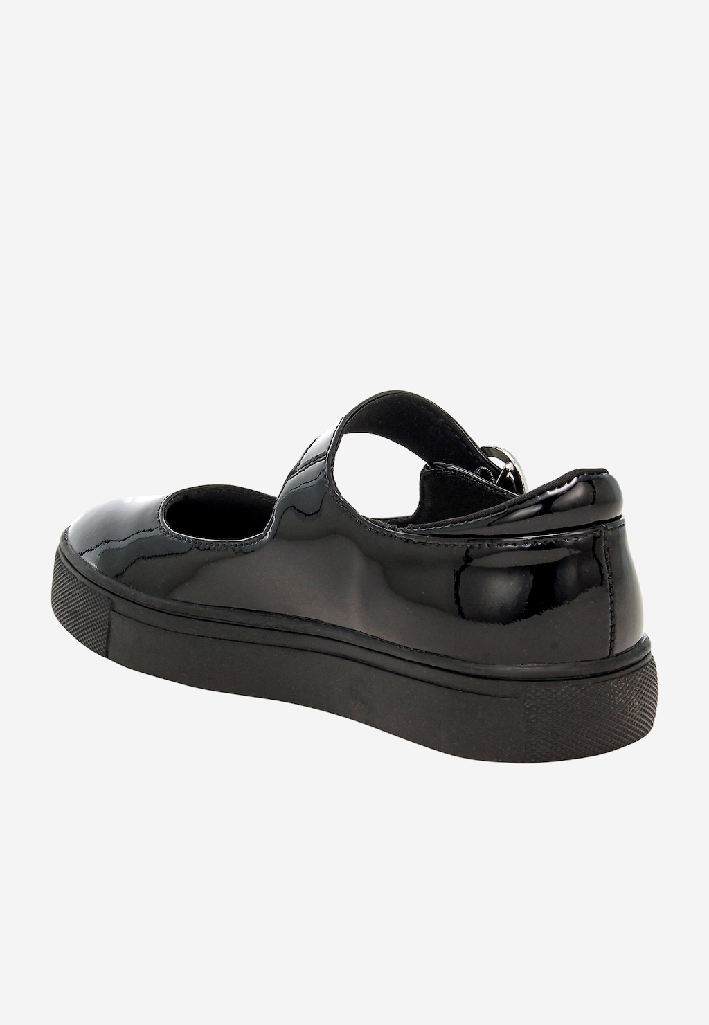 Černé elegantní dívčí balerínky z lakované kůže BARTEK 83006-31 Widok 5