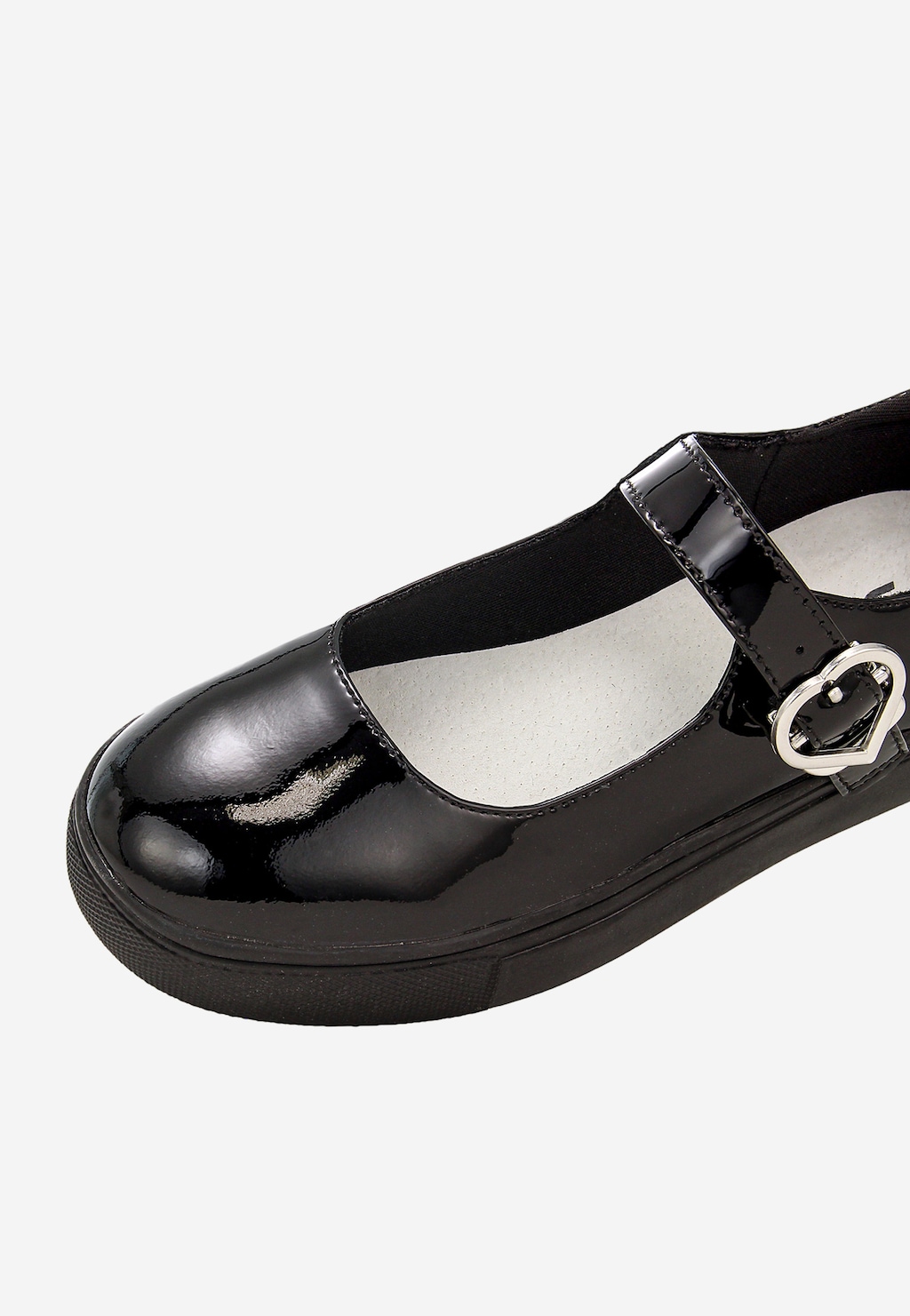 Černé elegantní dívčí balerínky z lakované kůže BARTEK 83006-31 Widok 9