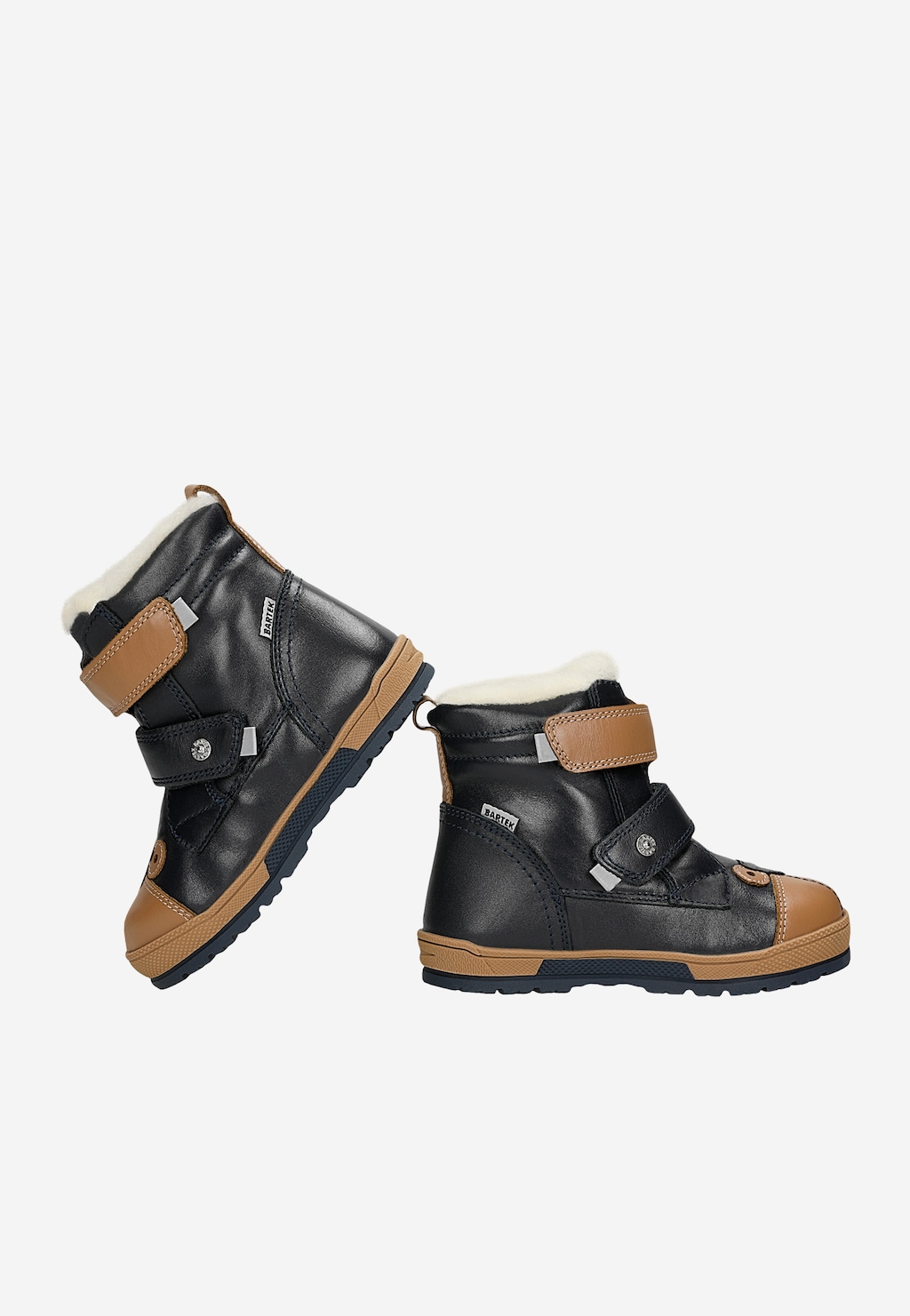 Kotníkové boty BARTEK 88003-56, tmavě modro-hnědé Widok 7