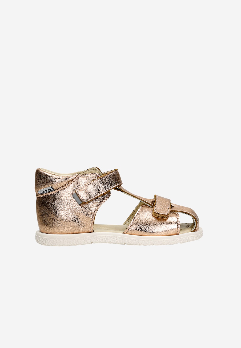 Sandále BARTEK 11042307, pre dievčatá, ružovo-zlaté Widok 2