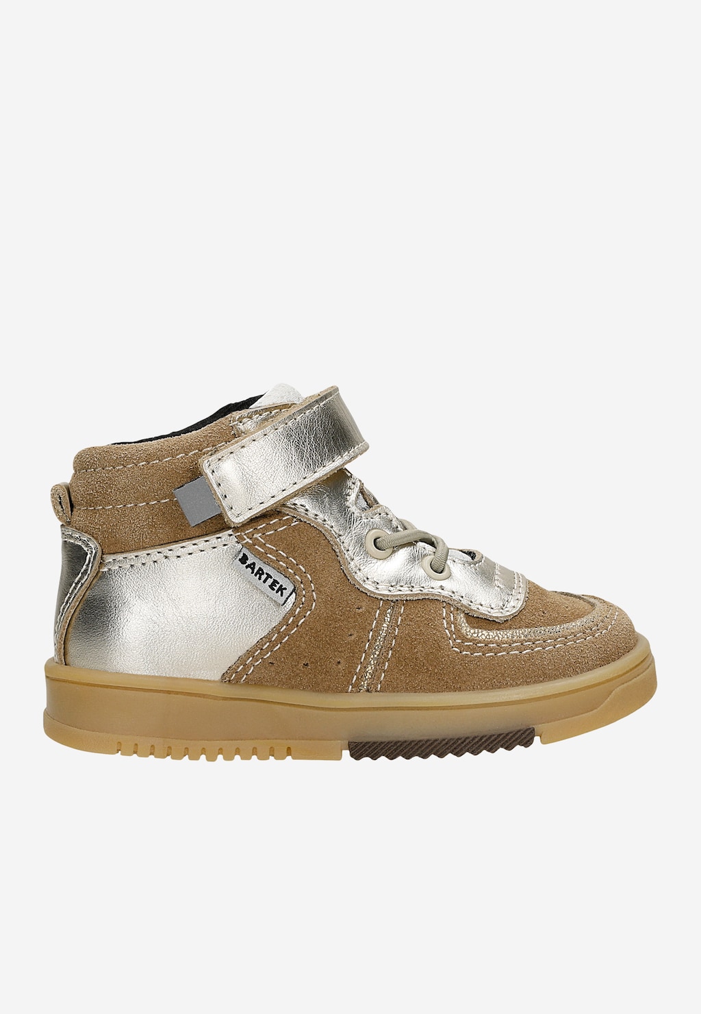 Tenisky BARTEK 11583008, pre dievčatá, béžovo-zlaté Widok 2