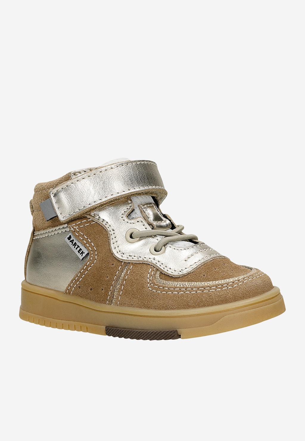 Tenisky BARTEK 11583008, pre dievčatá, béžovo-zlaté Widok 3
