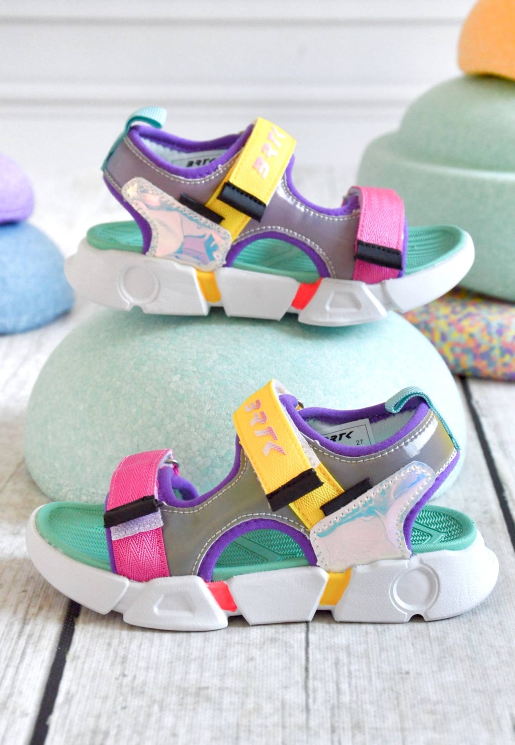 Sandále pre dievčatá BARTEK 16043202, viacfarebné Widok 10