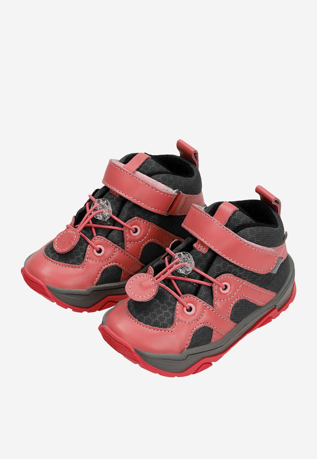 Trzewiki ocieplane BARTEK 1166-00KP, dla dziewcząt, różowo-szary Widok 7