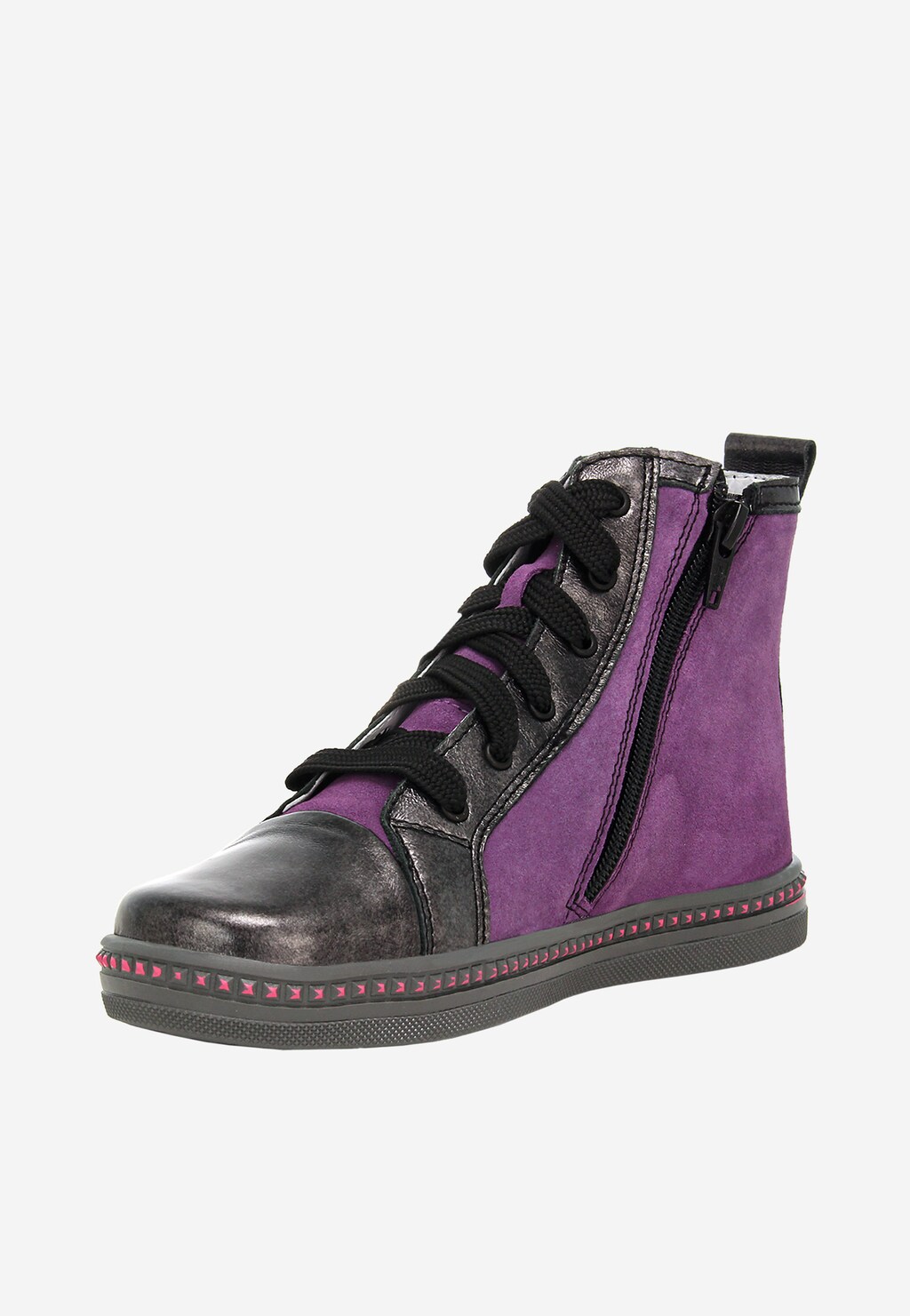 Fialové kotníčkové boty BARTEK pro dívky 14133-07 Widok 4