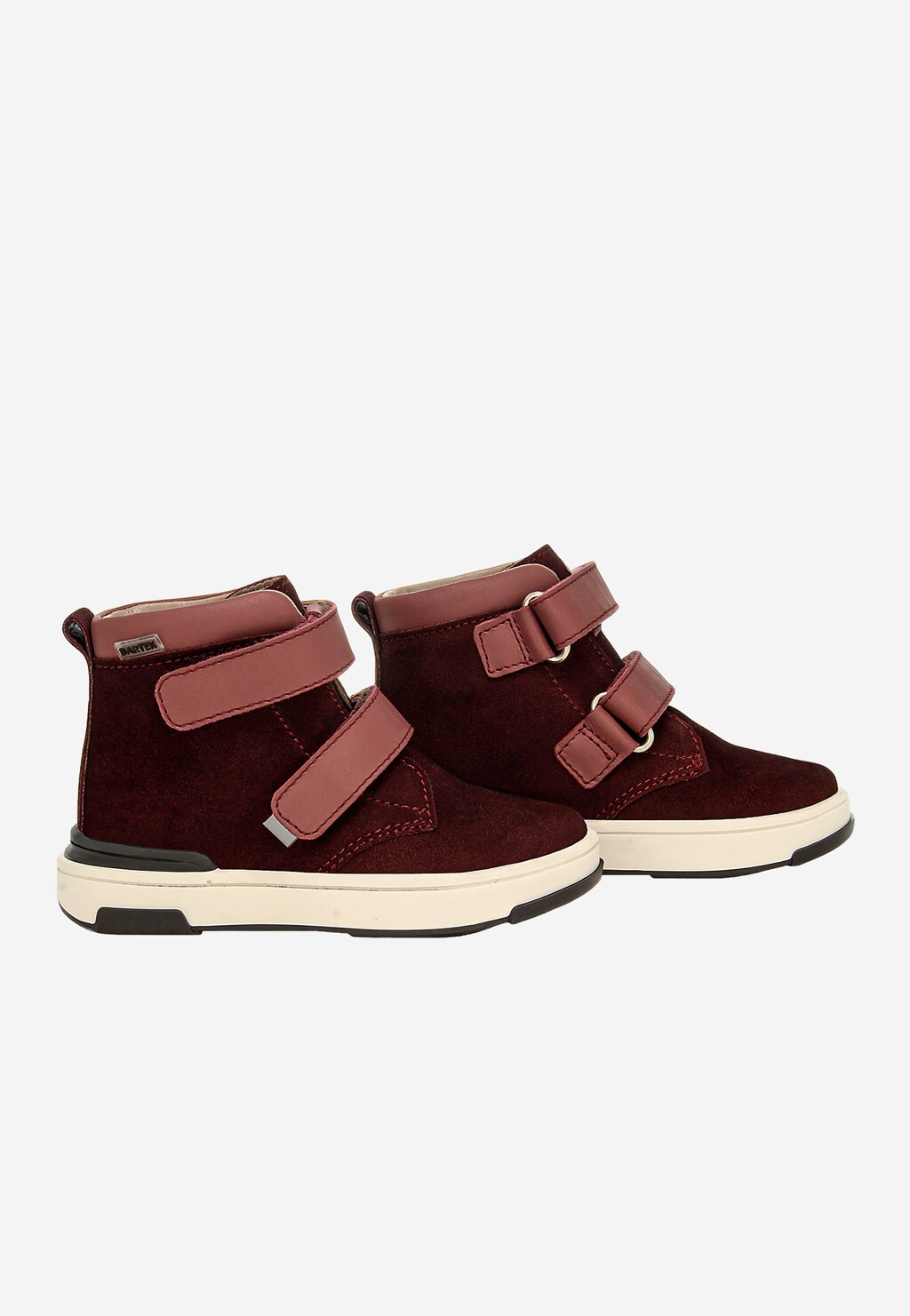 Bordové kotníkové boty BARTEK 1198501 z kombinace semiše a lícové kůže Widok 8