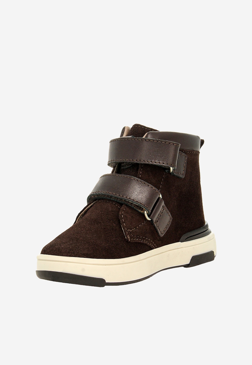 Hnědé kotníkové boty BARTEK 1198503 z kombinace semišové a hladké kůže Widok 4