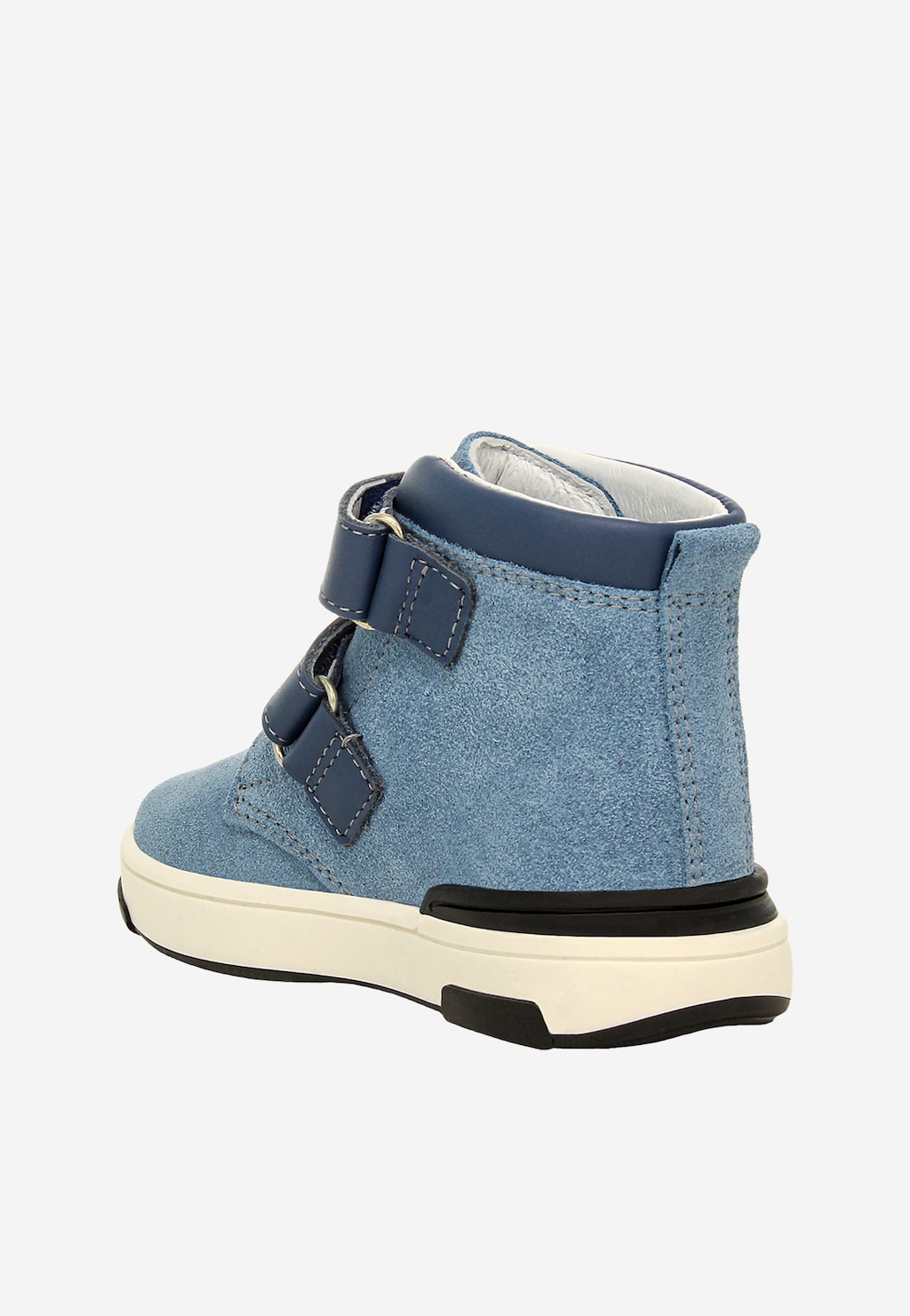 Modré členkové topánky BARTEK z pravej kože 1198504 Widok 5