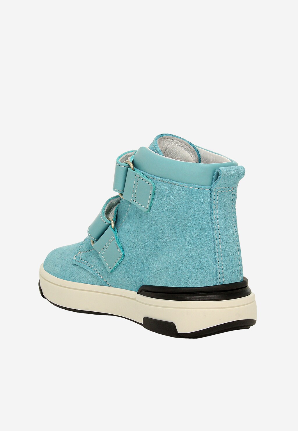 Tyrkysové členkové topánky BARTEK 1198505 z kombinácie semiša a hladkej kože Widok 6