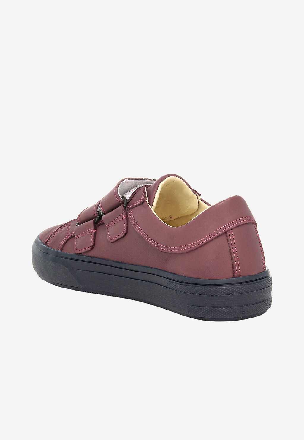 Tmavě růžové tenisky pro holčičky s aplikací květů na podrážce BARTEK 15125-07 Widok 5