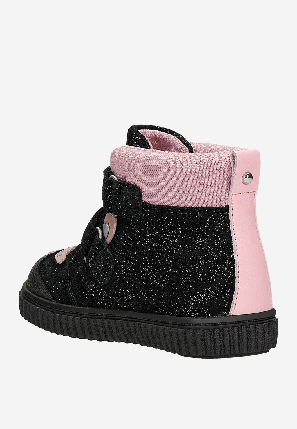 Členkové topánky BARTEK 84006-61, pre dievčatá, čierne + ružové Widok 4