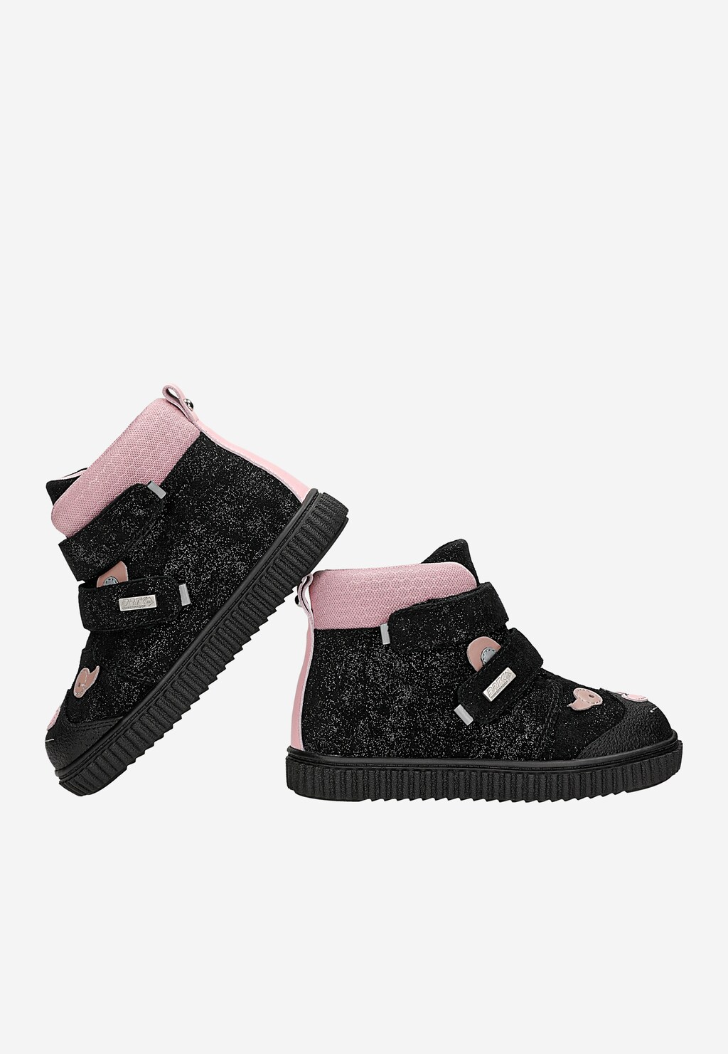 Členkové topánky BARTEK 84006-61, pre dievčatá, čierne + ružové Widok 7