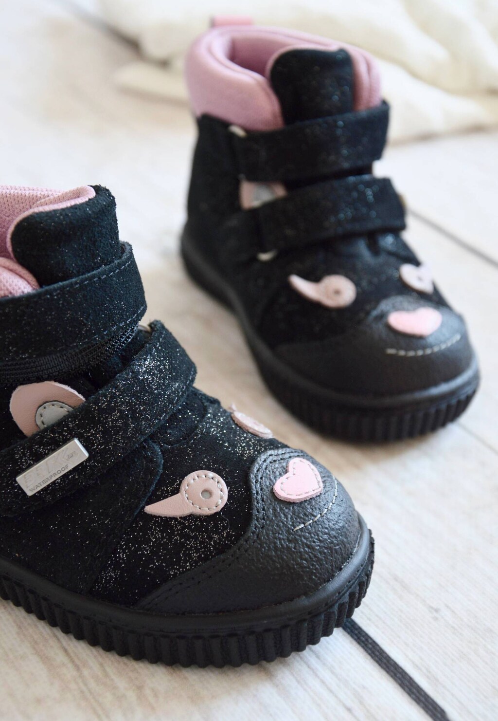 Členkové topánky BARTEK 84006-61, pre dievčatá, čierne + ružové Widok 9