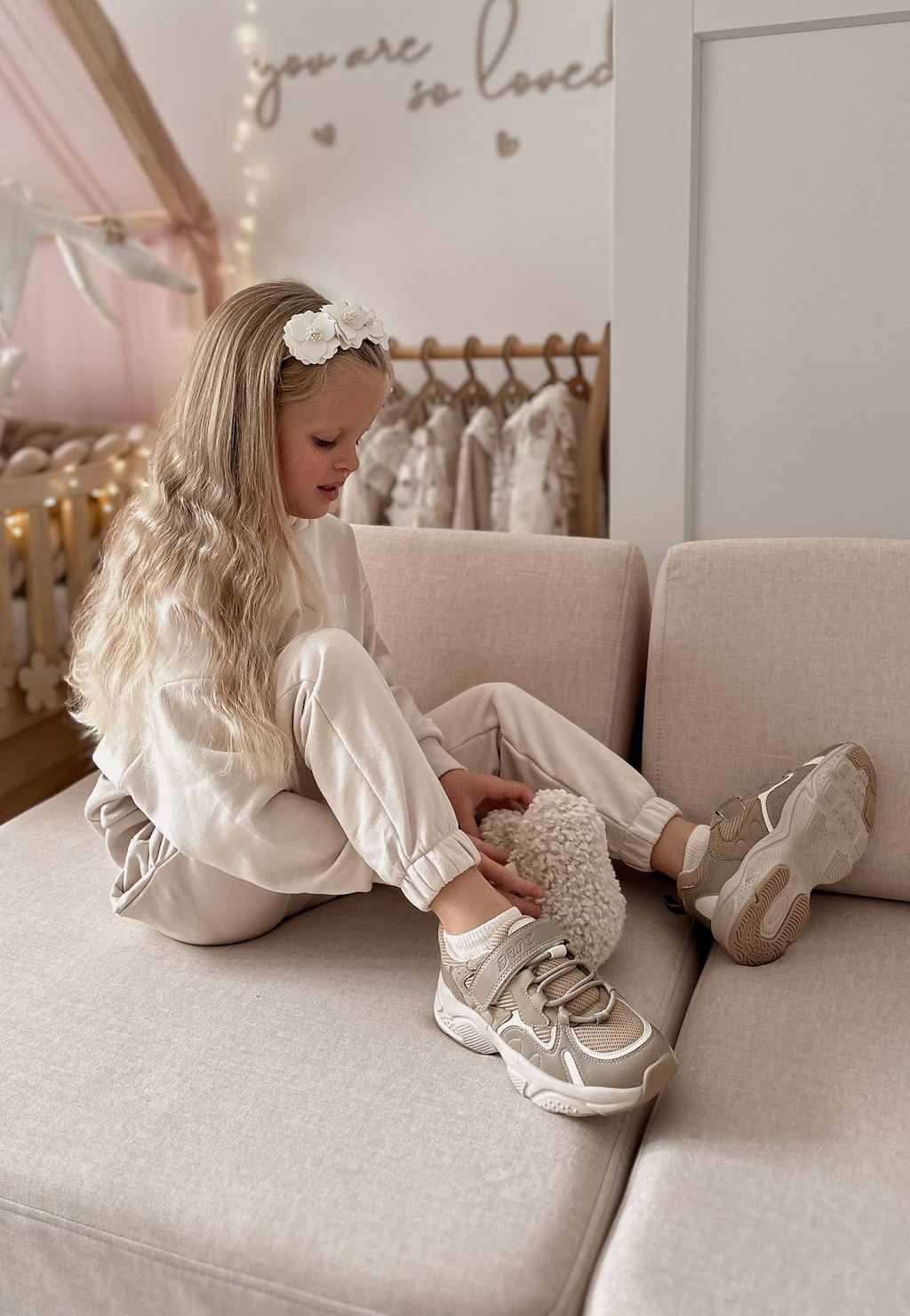 Polobotky BARTEK 86002-14, pro dívky, béžové Widok 9