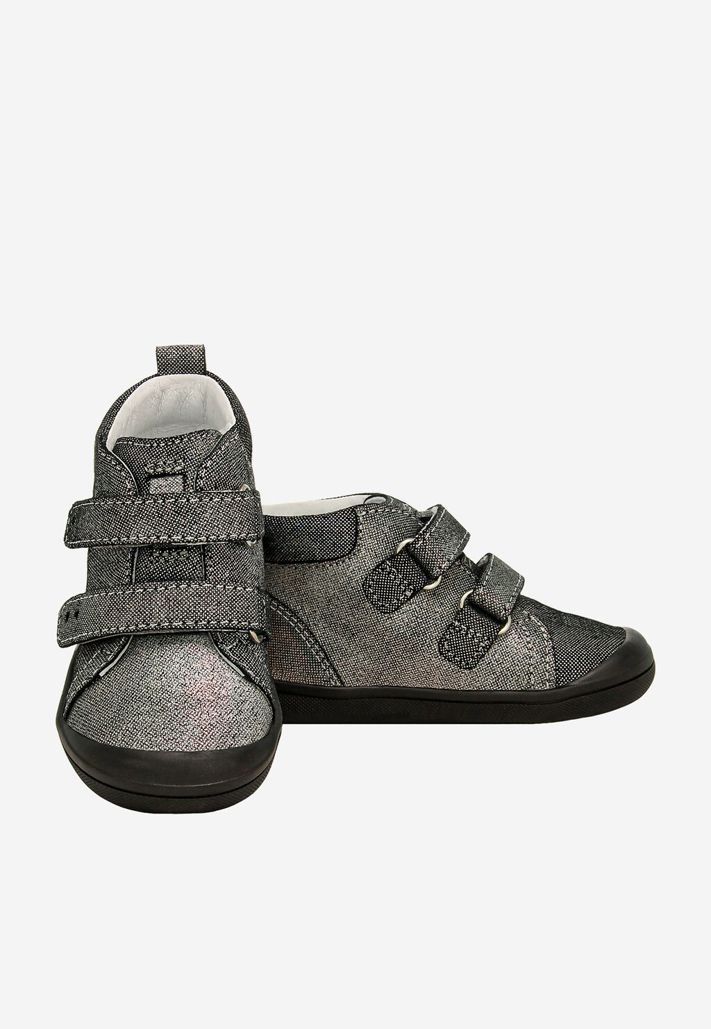 Kotníkové topánky BARTEK 11025139, pre dievčatá, strieborné Widok 7