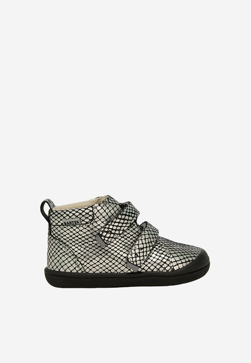 Členkové topánky BARTEK 11025141, pre dievčatá, čierno-strieborné Widok 1