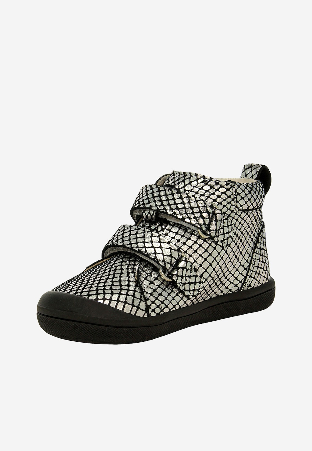 Členkové topánky BARTEK 11025141, pre dievčatá, čierno-strieborné Widok 4