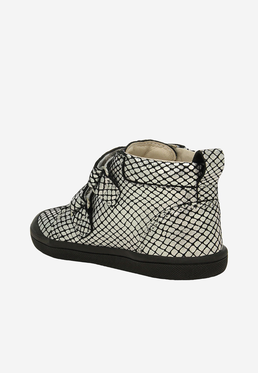 Členkové topánky BARTEK 11025141, pre dievčatá, čierno-strieborné Widok 5