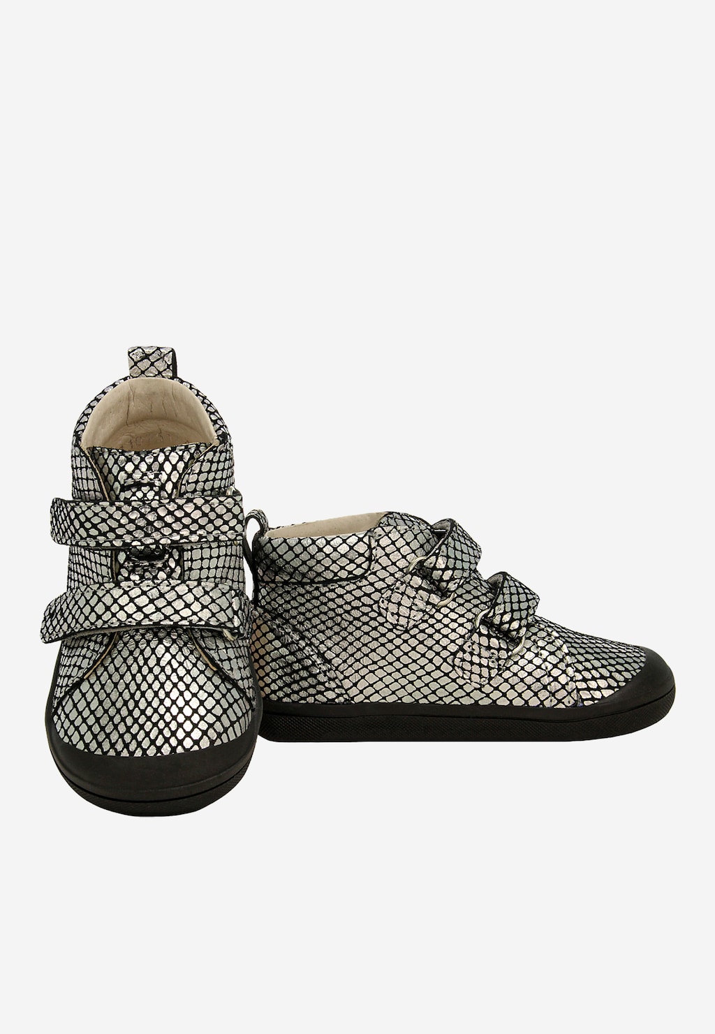 Členkové topánky BARTEK 11025141, pre dievčatá, čierno-strieborné Widok 7