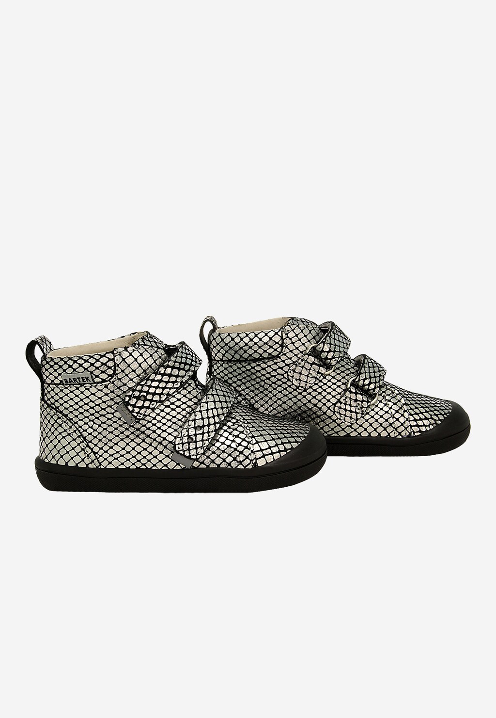 Členkové topánky BARTEK 11025141, pre dievčatá, čierno-strieborné Widok 8