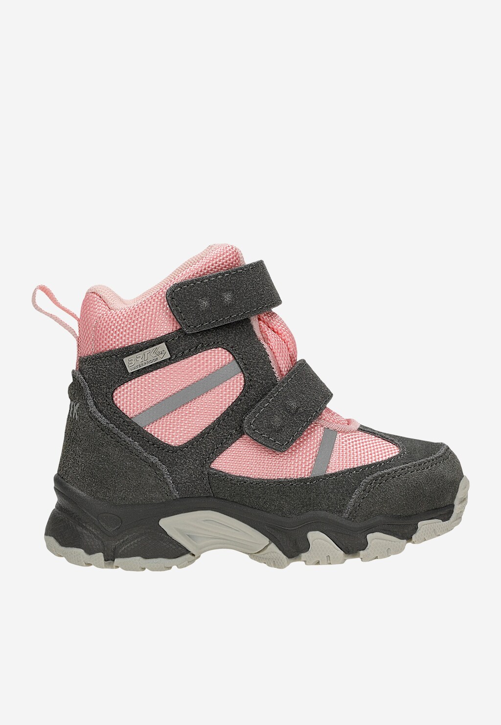 Zateplené kotníkové boty BARTEK 11655003, pro dívky, šedo-růžové Widok 2