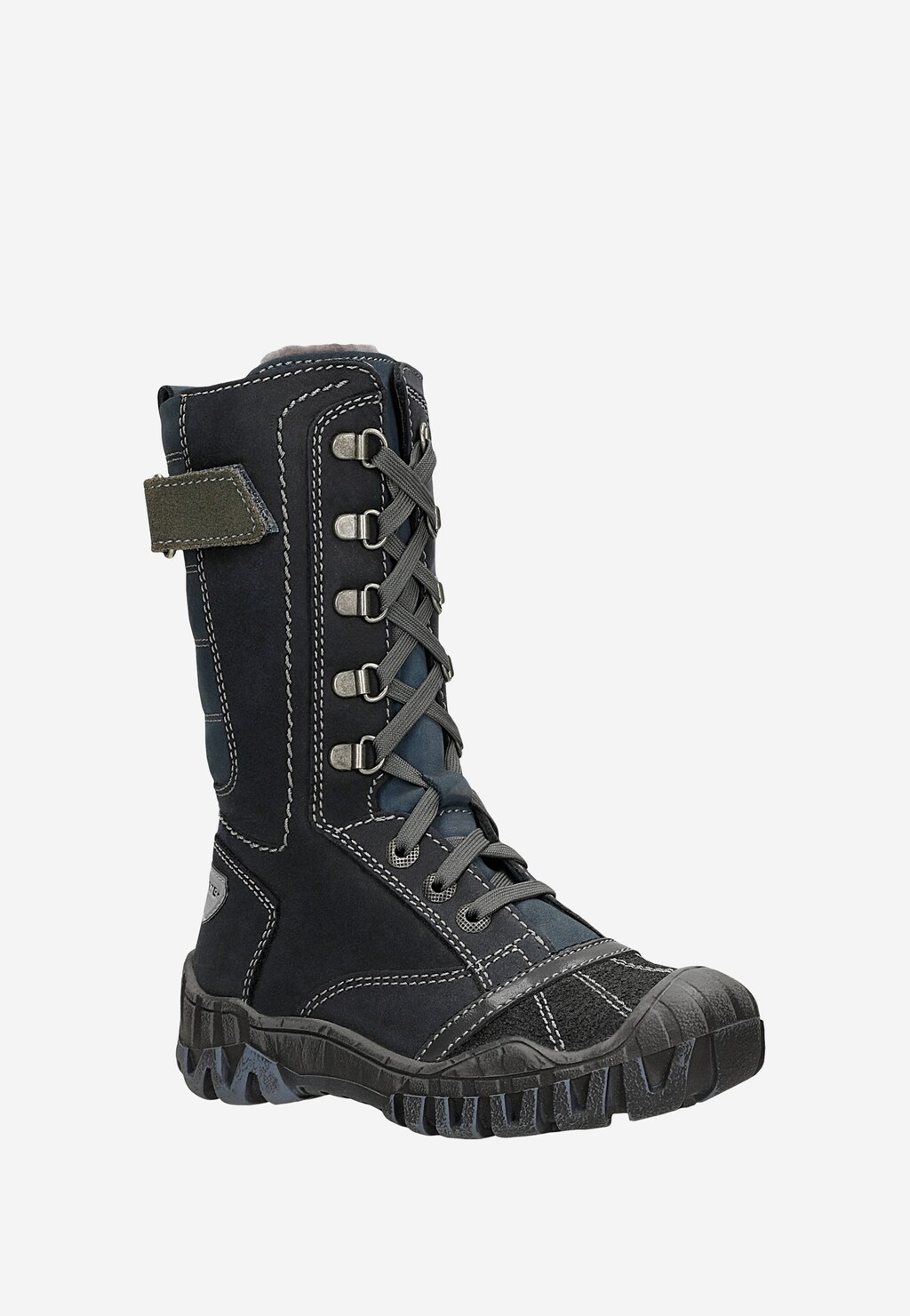 Zateplené kozačky BARTEK T-241960/D13, pro dívky, tmavě modré Widok 3