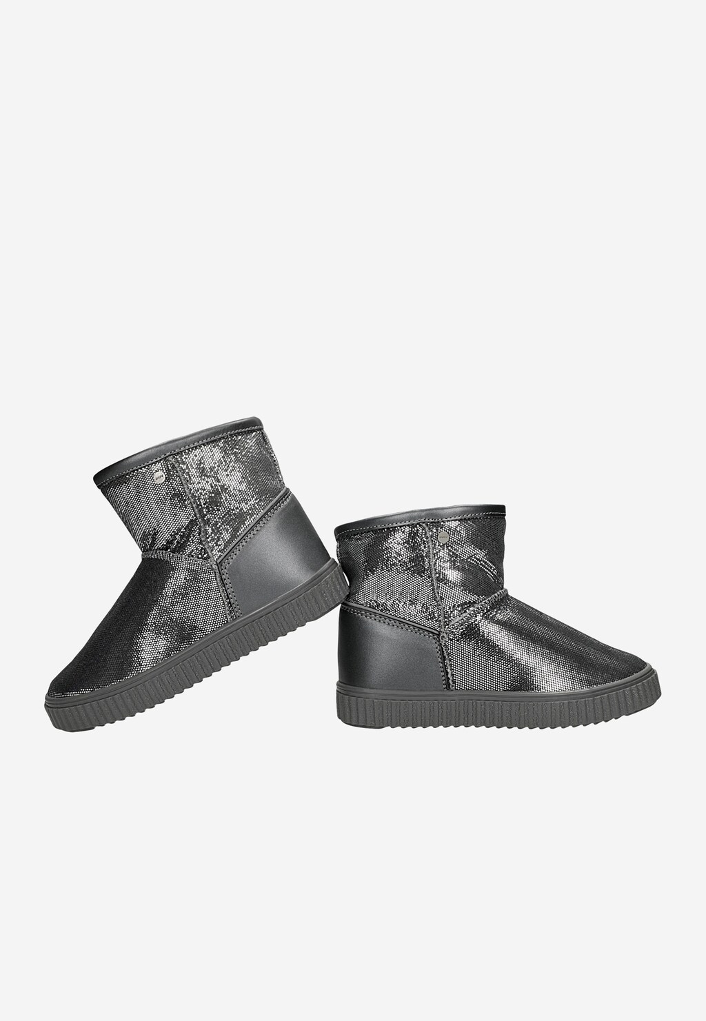 Zateplené kotníkové boty BARTEK 7037-BAX0, pro dívky, stříbrné Widok 7