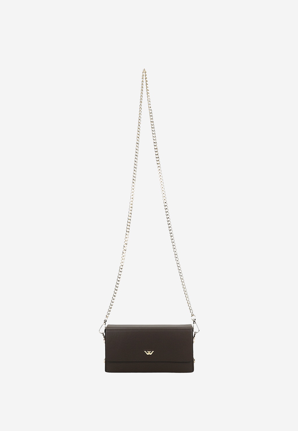 Ciemnobrązowa wizytowa torebka damska 80341-52 Widok 5