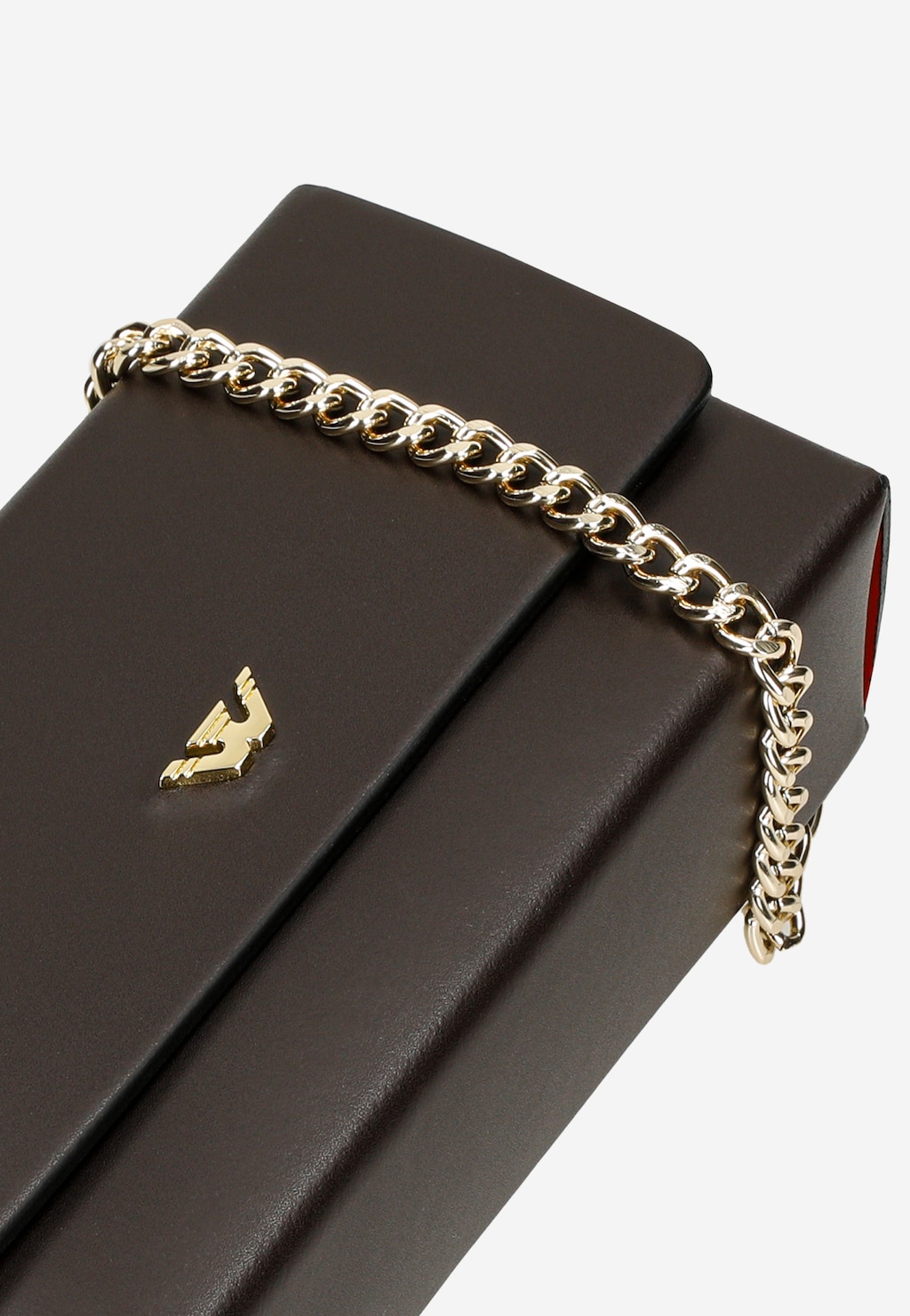 Ciemnobrązowa wizytowa torebka damska 80341-52 Widok 7