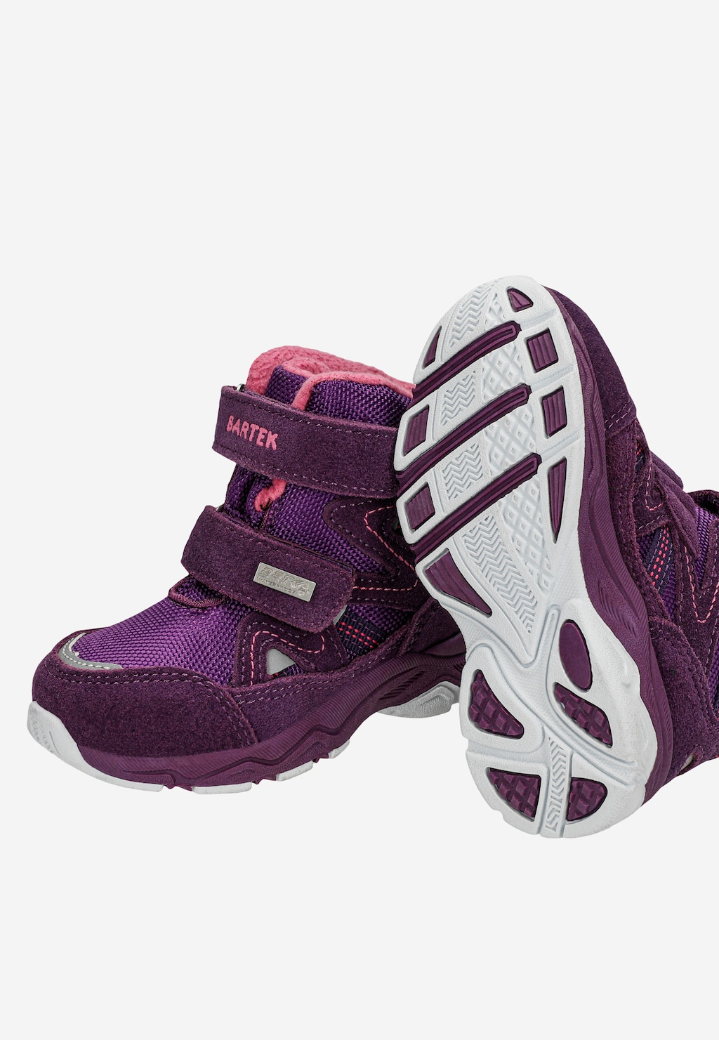 Trzewiki ocieplane BARTEK 11654004, dla dziewcząt, fioletowy Widok 8