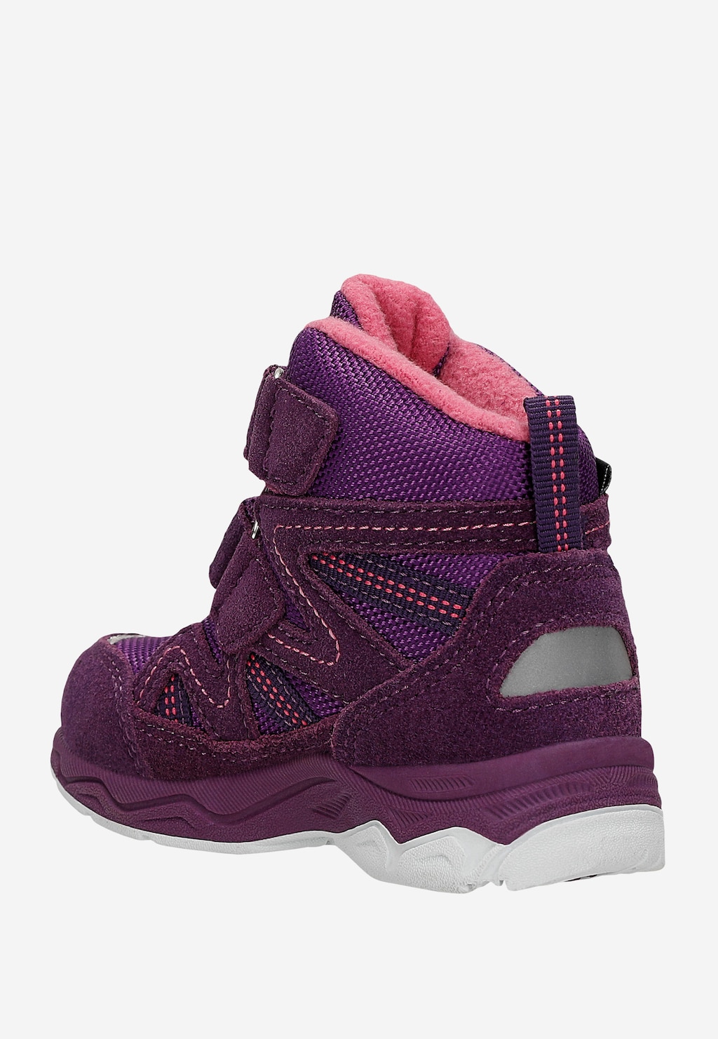 Zateplené členkové topánky BARTEK 14654004, pre dievčatá, fialové Widok 4