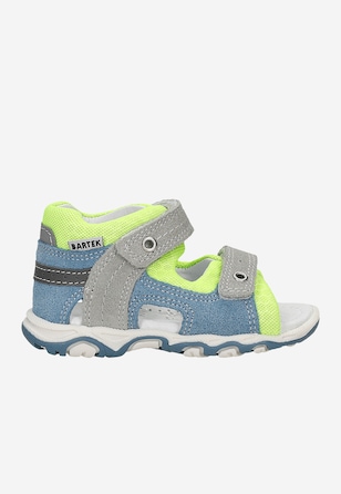 Sandály BARTEK 11848-024, pro chlapce, modro-šedo-zelené