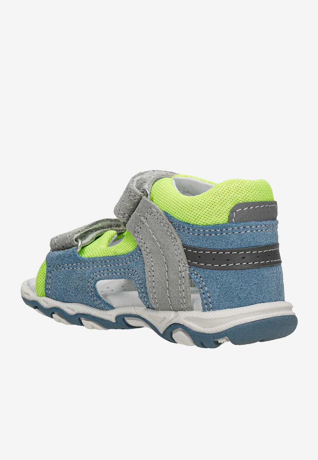Sandály BARTEK 11848-024, pro chlapce, modro-šedo-zelené Widok 4