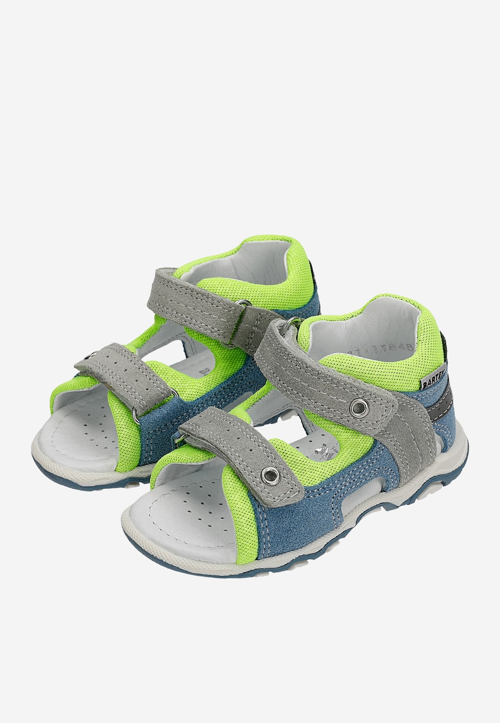 Sandály BARTEK 11848-024, pro chlapce, modro-šedo-zelené Widok 9