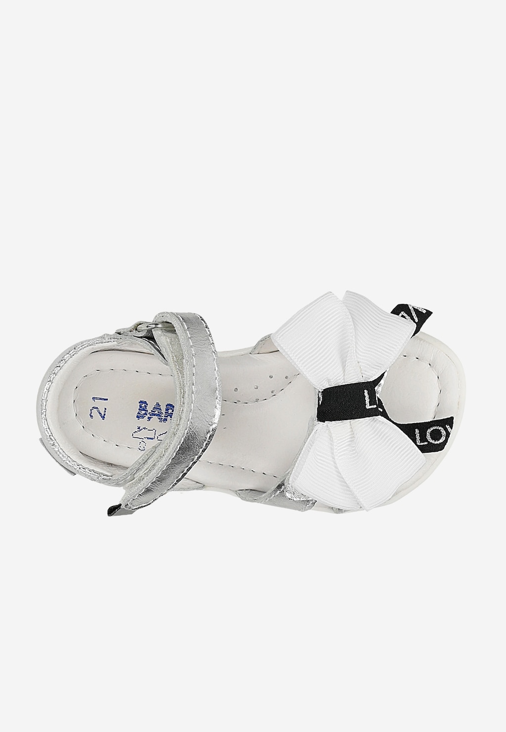 Sandály BARTEK 11534009, pro dívky, stříbrné Widok 5
