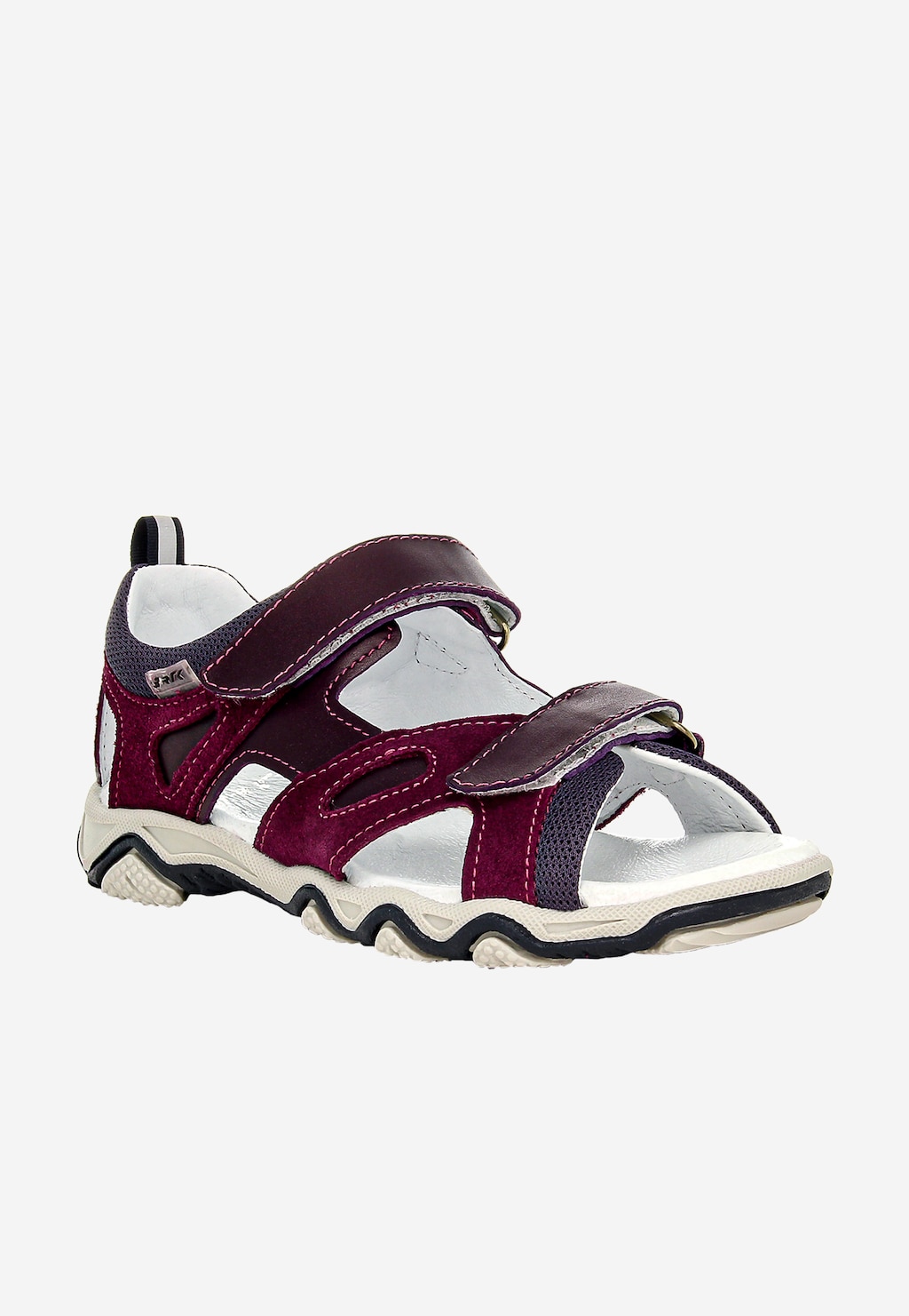 Fioletowo-bordowe sandały BARTEK 1669701 Widok 2