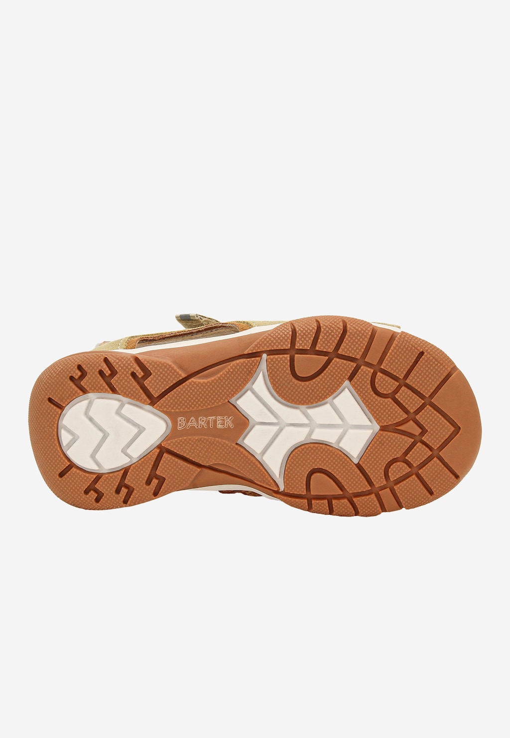 Brązowo-beżowe sandały dziecięce z aplikacją lisa BARTEK 84411-63 Widok 6