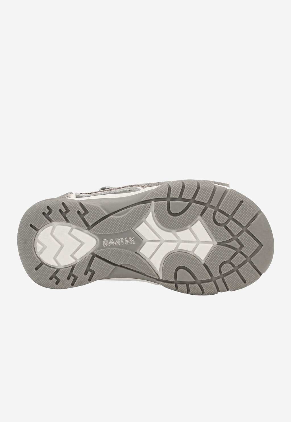 Šedé dětské sandály s aplikací vlka na patě BARTEK 84411-80 Widok 7