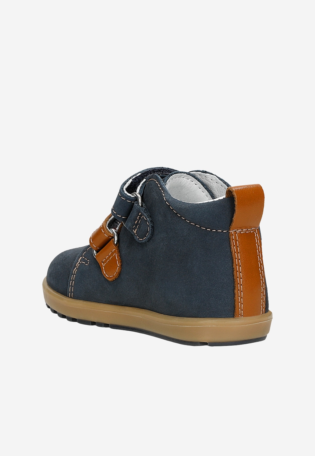 Granatowe trzewiki z brązowymi wstawkami BARTEK 86315-71 Widok 3