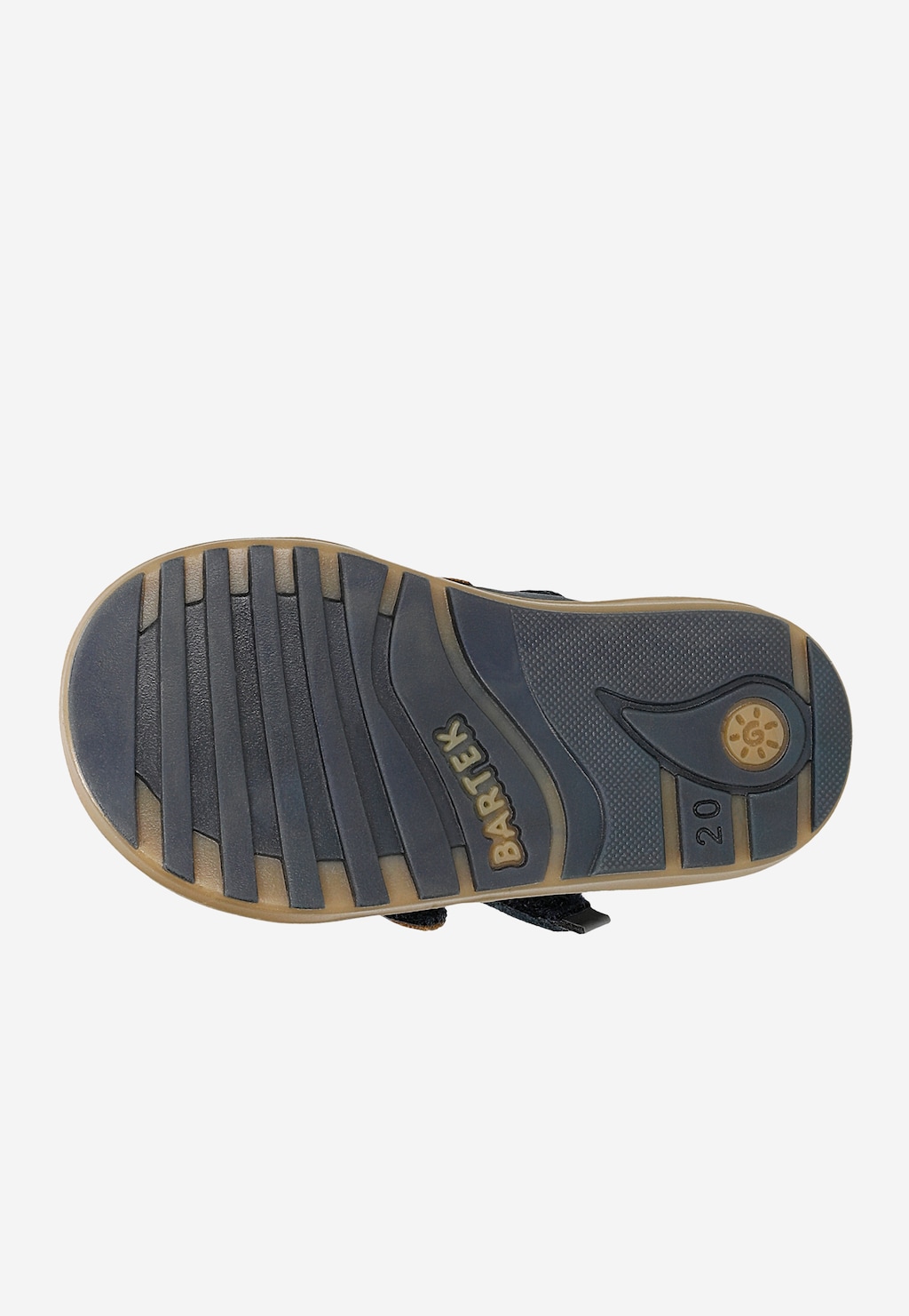 Granatowe trzewiki z brązowymi wstawkami BARTEK 86315-71 Widok 5