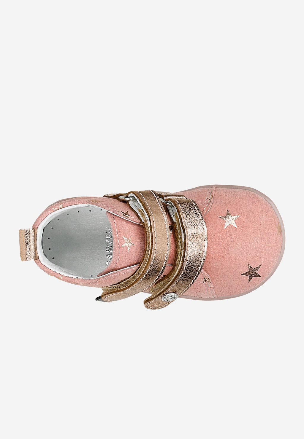 Różowe trzewiki dla dziewczynki ze złotymi elementami BARTEK 86315-75 Widok 4